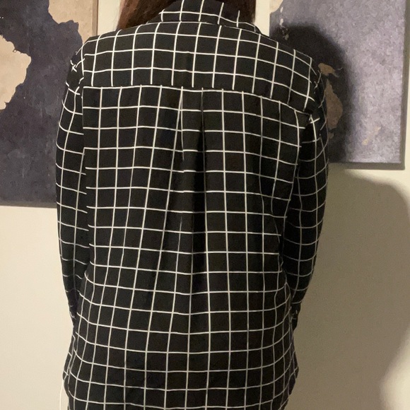 Express grid pattern button up - Picture 3 of 4